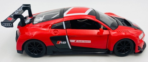 AUDI R8 LMS światło dźwięk model METAL 1:24 MSZ 68262A czerwony