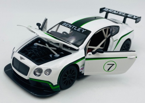 BENTLEY Continental GT3 światło dźwięk model METAL 1:24 MSZ 68266 biały