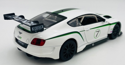BENTLEY Continental GT3 światło dźwięk model METAL 1:24 MSZ 68266 biały