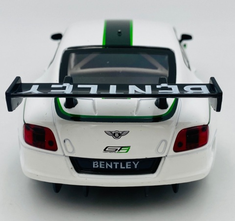 BENTLEY Continental GT3 światło dźwięk model METAL 1:24 MSZ 68266 biały