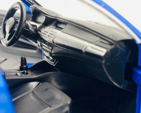 BMW X6 xDrive50i światło dźwięk model METAL 1:26 MSZ 68250A niebieski