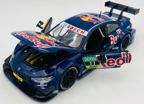 BMW M4 DTM #11 Red Bull światło dźwięk model METAL 1:24 MSZ 68295
