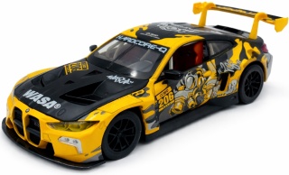 BMW M4 GT3 WASA światło dźwięk model METAL 1:24 MSZ 68296A żółty graffiti