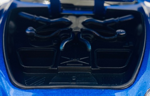 BMW M6 GT3 światło dźwięk model METAL 1:24 MSZ 68255A niebieski