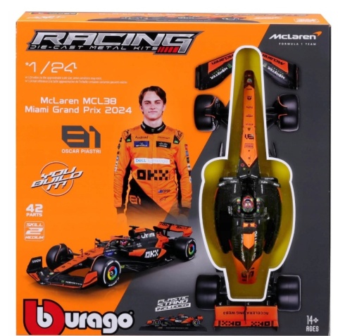 Bolid do składania F1 McLaren MCL38 #81 Oscar Piastri 1:24 podstawka