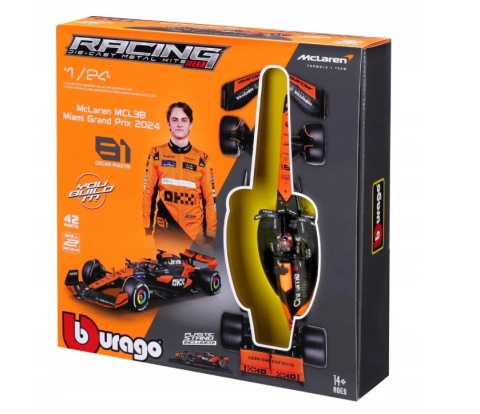 Bolid do składania F1 McLaren MCL38 #81 Oscar Piastri 1:24 podstawka