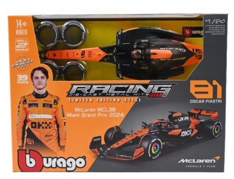 Bolid do składania F1 McLaren MCL38 #81 Oscar Piastri 1:24