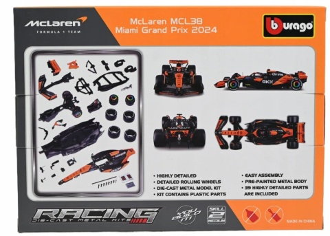 Bolid do składania F1 McLaren MCL38 #81 Oscar Piastri 1:24