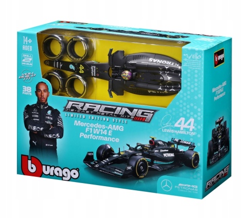 Bolid do składania F1 Mercedes AMG W14 E 2023 #44 Lewis Hamilton 1:24