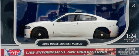 Dodge Charger Pursuit 2023 bez oznaczeń model 1:24 Motormax 76996
