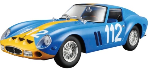 FERRARI RACING - 250 GTO Blue #112 model do składania Bburago 26585