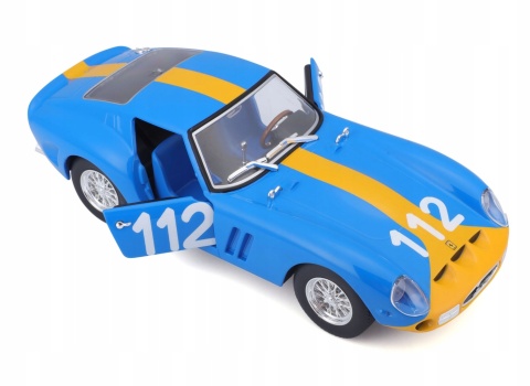 FERRARI RACING - 250 GTO Blue #112 model do składania Bburago 26585