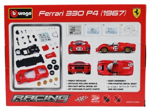FERRARI RACING 330 P4 DAYTONA (1967) #23 model do składania 26588