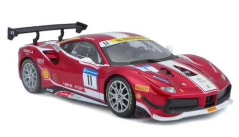 FERRARI RACING - 488 CHALLENGE (FORMULA RACING 2017) Red #11 do składania 26586