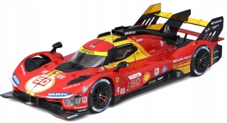 Ferrari 499P 24H LE MANS CHAMPION 2024 #50 model Bburago 26312 1:24