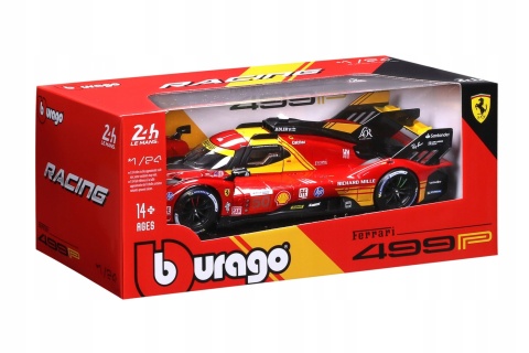 Ferrari 499P 24H LE MANS CHAMPION 2024 #50 model Bburago 26312 1:24