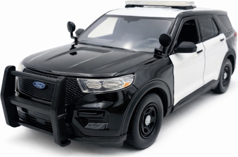 Ford Explorer 2022 biały/czarny bez oznaczeń 2022 1:24 Motormax 76998