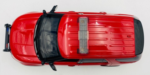 Ford Explorer Fire Marshal czerwony bez oznaczeń 2015 1:18 Motormax 73545