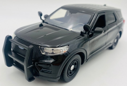 Ford Interceptor Police Utility 2022 czarny model 1:24 Motormax 76990