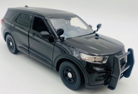 Ford Interceptor Police Utility 2022 czarny model 1:24 Motormax 76990