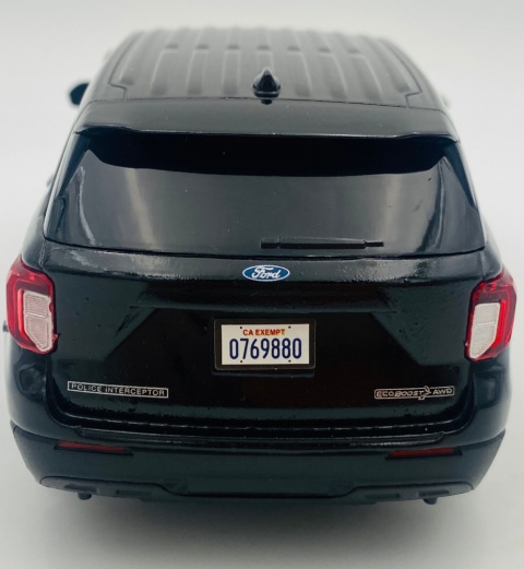 Ford Interceptor Police Utility 2022 czarny model 1:24 Motormax 76990