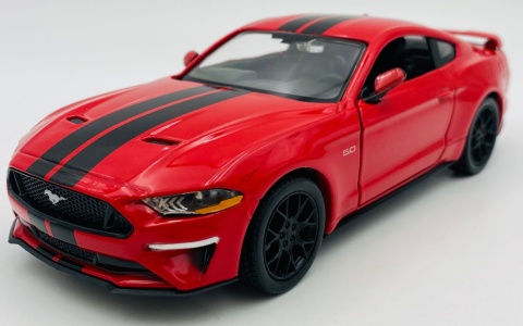 Ford MUSTANG GT 5.0 2018 model 1:24 Motormax 79352 czerwony