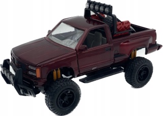 GMC Sierra GT OFF ROAD Series 1:24 Motormax 79136 czerwony