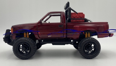 GMC Sierra GT OFF ROAD Series 1:24 Motormax 79136 czerwony