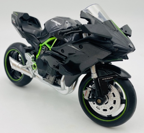 KAWASAKI Ninja H2R motocykl model 1:12 MSZ 68496