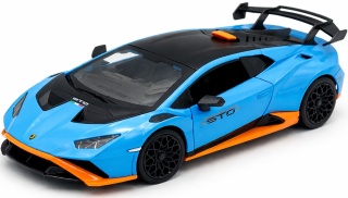 LAMBORGHINI Huracan STO światło dźwięk model METAL 1:24 MSZ 68279 niebieski