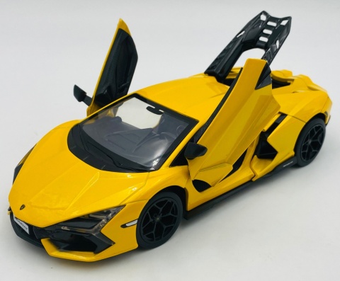 LAMBORGHINI Revuelto światło dźwięk model METAL 1:24 MSZ 68200 żółty