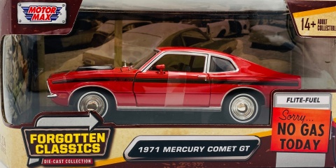 Mercury Comet 1971 GT Version 1:24 Motormax 79047 czerwony