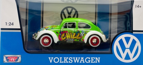 VW Beetle Classic Käfer 1:24 Motormax model 79598 graffiti
