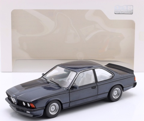 BMW 635 CSI (E24) 1988 S1810306 Solido 1:18 granatowy - Macau blue