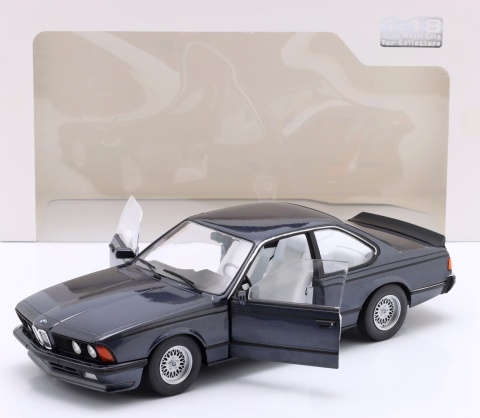 BMW 635 CSI (E24) 1988 S1810306 Solido 1:18 granatowy - Macau blue