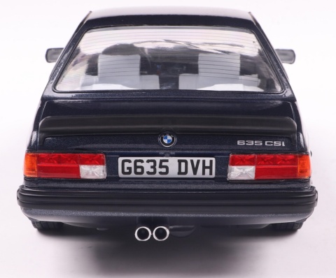 BMW 635 CSI (E24) 1988 S1810306 Solido 1:18 granatowy - Macau blue