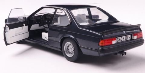 BMW 635 CSI (E24) 1988 S1810306 Solido 1:18 granatowy - Macau blue