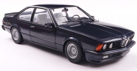 BMW 635 CSI (E24) 1988 S1810306 Solido 1:18 granatowy - Macau blue