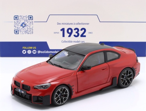 BMW M2 PERFORMANCE PARTS (G87) 2024 S1812902 Solido 1:18 czerwony