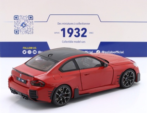 BMW M2 PERFORMANCE PARTS (G87) 2024 S1812902 Solido 1:18 czerwony