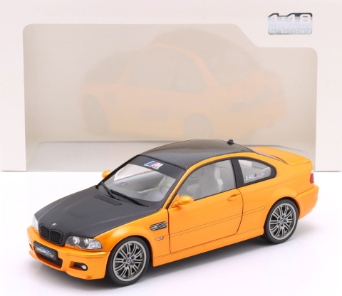 BMW M3 Coupe (E46) 2000 S1806509 Solido 1:18 pomarańczowy