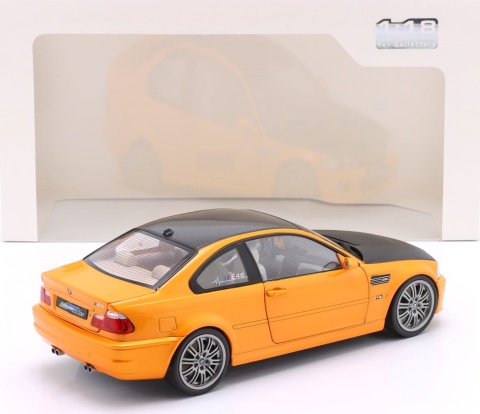 BMW M3 Coupe (E46) 2000 S1806509 Solido 1:18 pomarańczowy