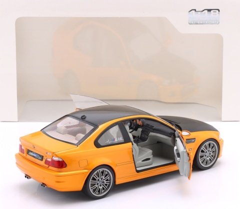BMW M3 Coupe (E46) 2000 S1806509 Solido 1:18 pomarańczowy