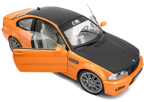 BMW M3 Coupe (E46) 2000 S1806509 Solido 1:18 pomarańczowy