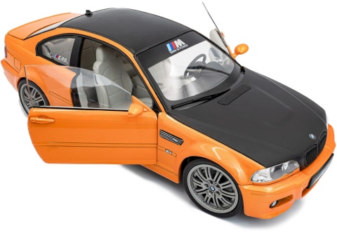 BMW M3 Coupe (E46) 2000 S1806509 Solido 1:18 pomarańczowy