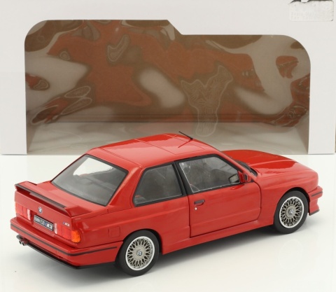 BMW M3 (E30) 1986 model metal S1801502 Solido 1:18 czerwony