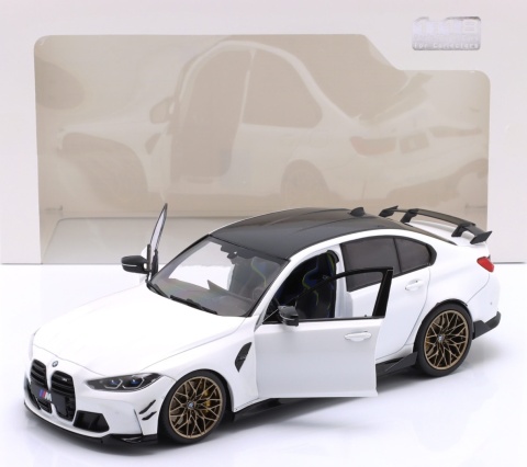 BMW M3 (G80) Performance Parts 2024 model S1814301 Solido 1:18 alpinweiss
