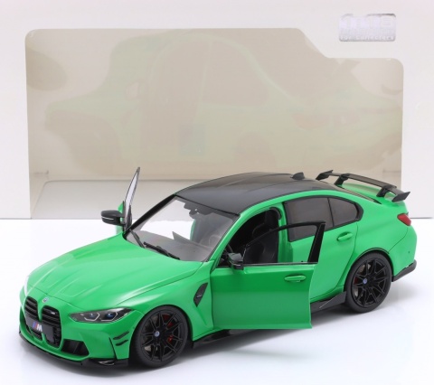BMW M3 (G80) Performance Parts 2024 model S1814302 Solido 1:18 zielony