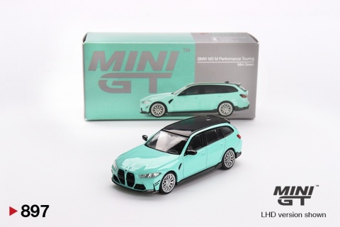 BMW M3 TOURING (G81) M Performance 2022 Mint Green MGT00897 MiniGT 1:64