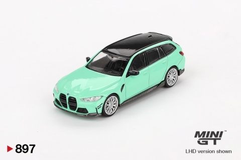 BMW M3 TOURING (G81) M Performance 2022 Mint Green MGT00897 MiniGT 1:64